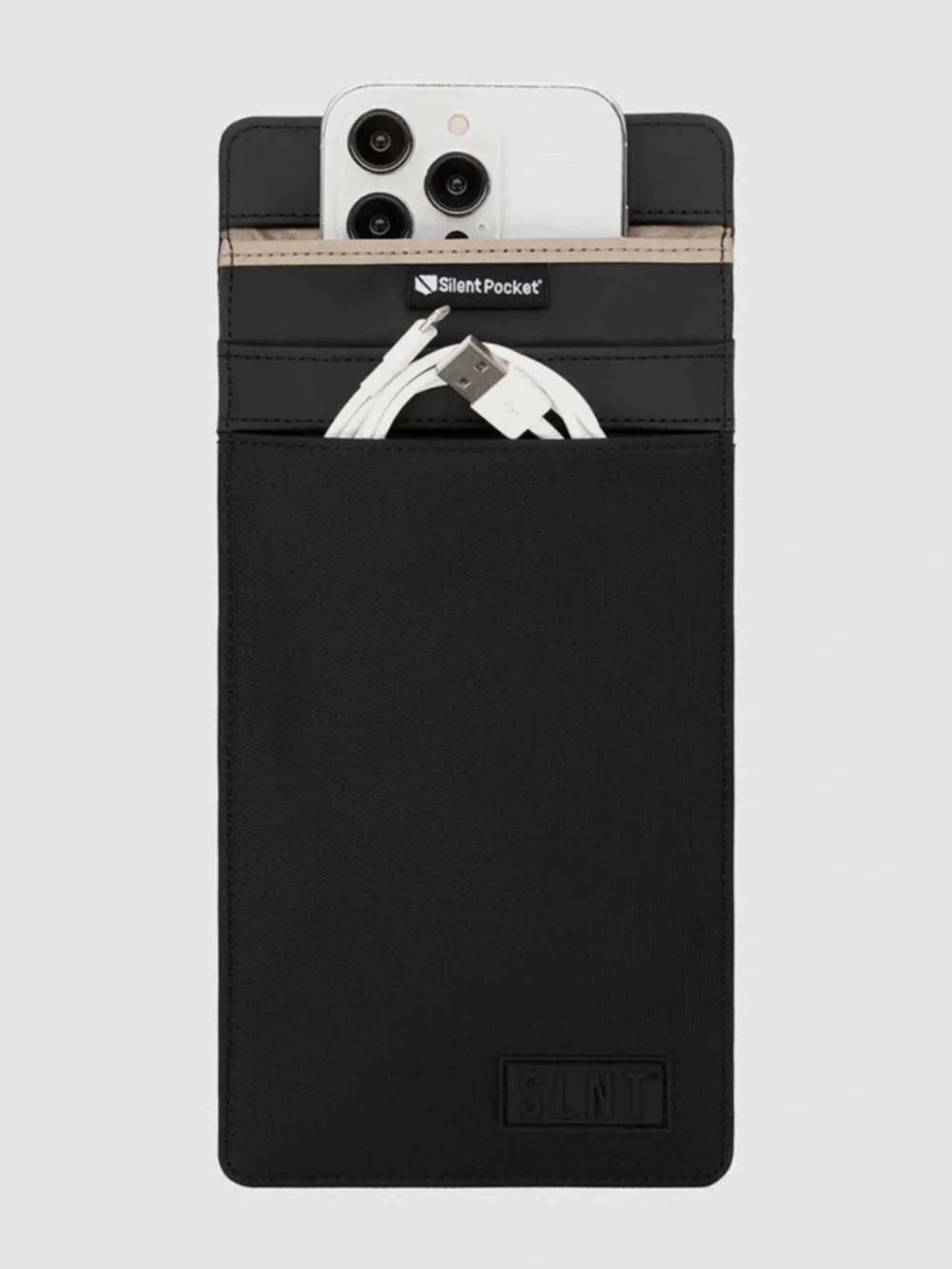 SLNT Pocket Blocks Bluetooth, WiFi & Cell Signals, Privacy, Faraday Cage Small
